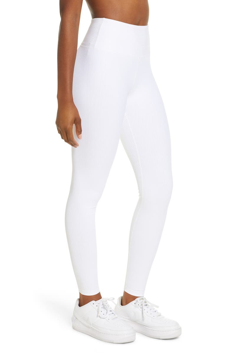 Year of Ours Ribbed High Waist Leggings, Alternate, color, 