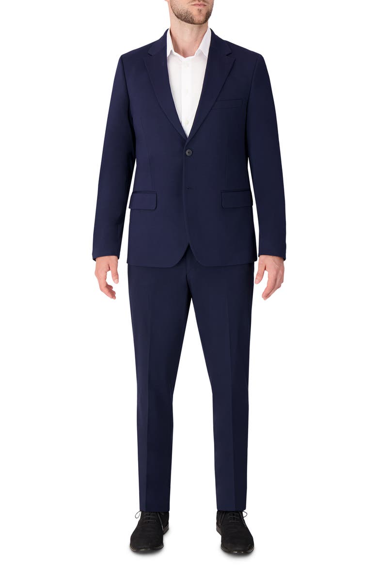 Performance Stretch Sport Suit, Main, color, NAVY