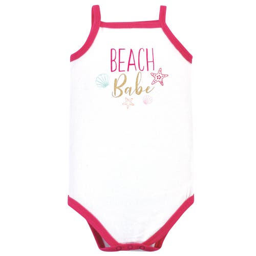 Little Treasure 3pk Sleeveless Bodysuits In Multi