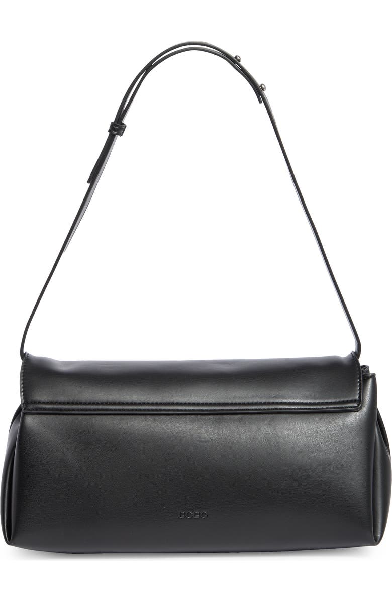 BCBG Draped Shoulder Bag, Alternate, color, Black