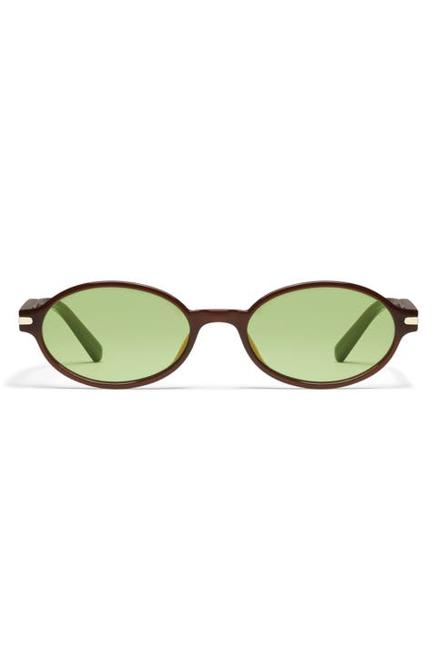 Nevermind 54mm Round Sunglasses