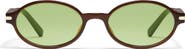 QUAY Nevermind 54mm Round Sunglasses