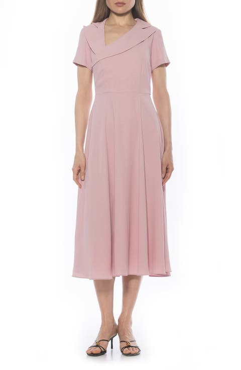 Jackie Asymmetric Collared Dress