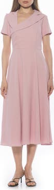 Alexia Admor Jackie Asymmetric Collared Dress