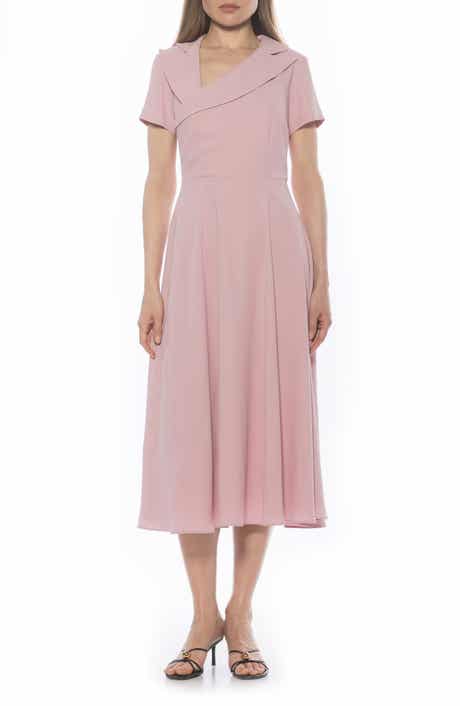 Alexia Admor Jackie Asymmetric Collared Dress