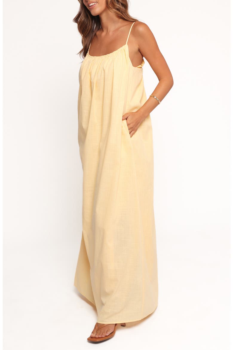 Lumina Sleeveless Maxi Dress, Alternate, color, YELLOW