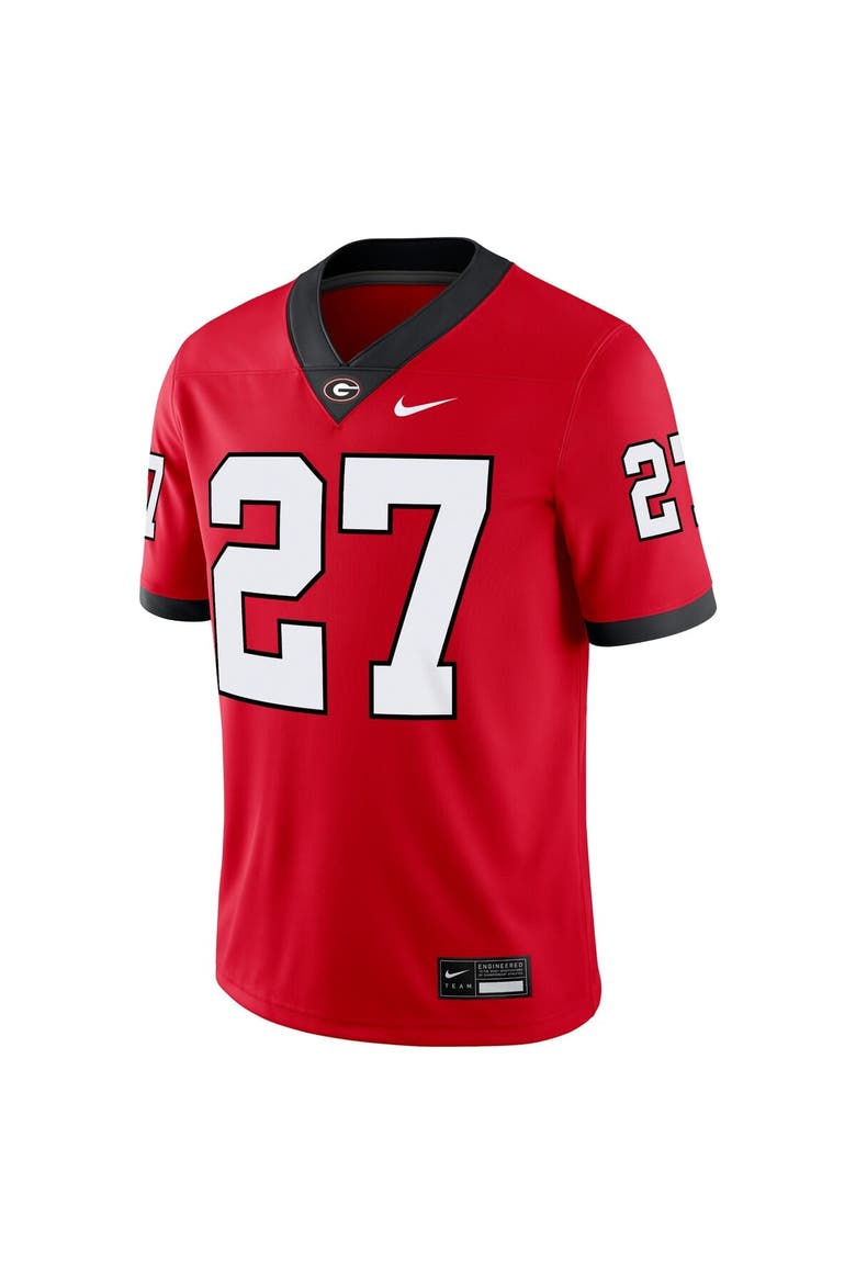 Men's Nike Nick Chubb Red Georgia Bulldogs Alumni Game Jersey, Alternate, color, Red