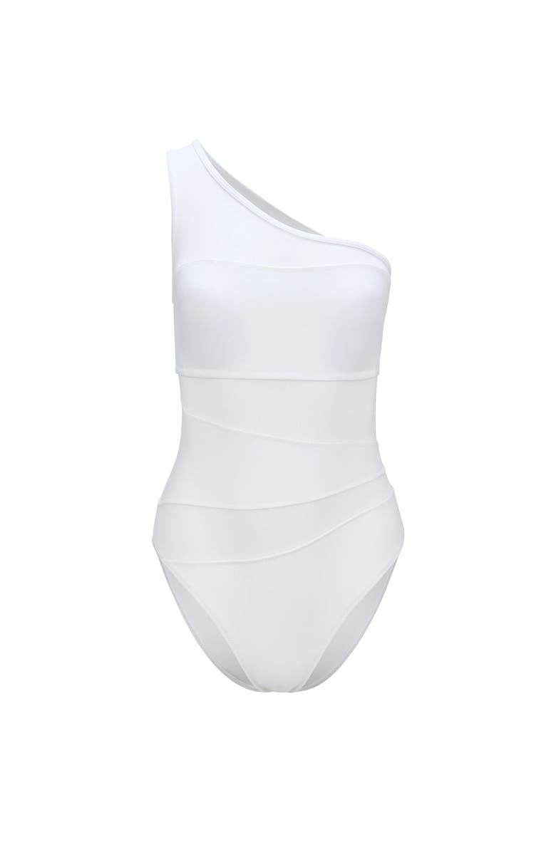 Adore Me Kimora Swimwear One Piece, Alternate, color, White