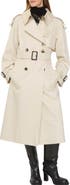 Burberry Long Gabardine Fitzrovia Trench Coat