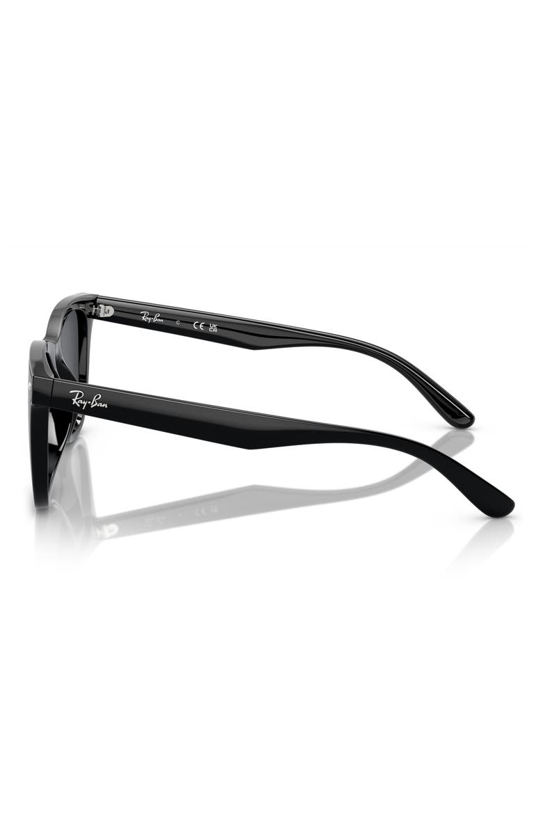 65mm Oversize Square Sunglasses, Alternate, color, DARK GREY