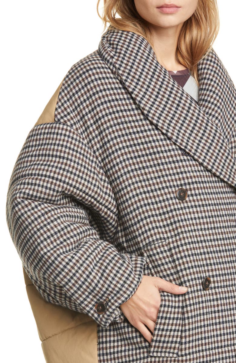 Baum und Pferdgarten Diri Houndstooth Check Puffer Coat, Alternate, color, 