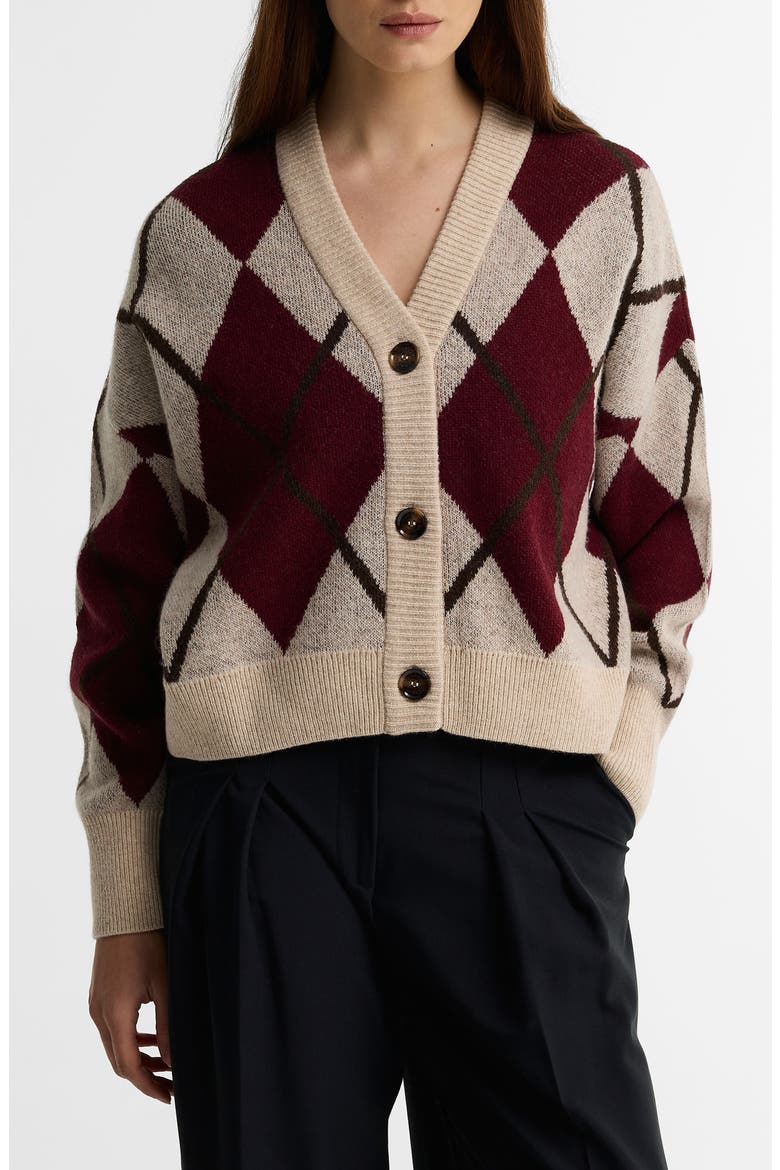 Harleigh Argyle Cardigan, Main, color, MULTI