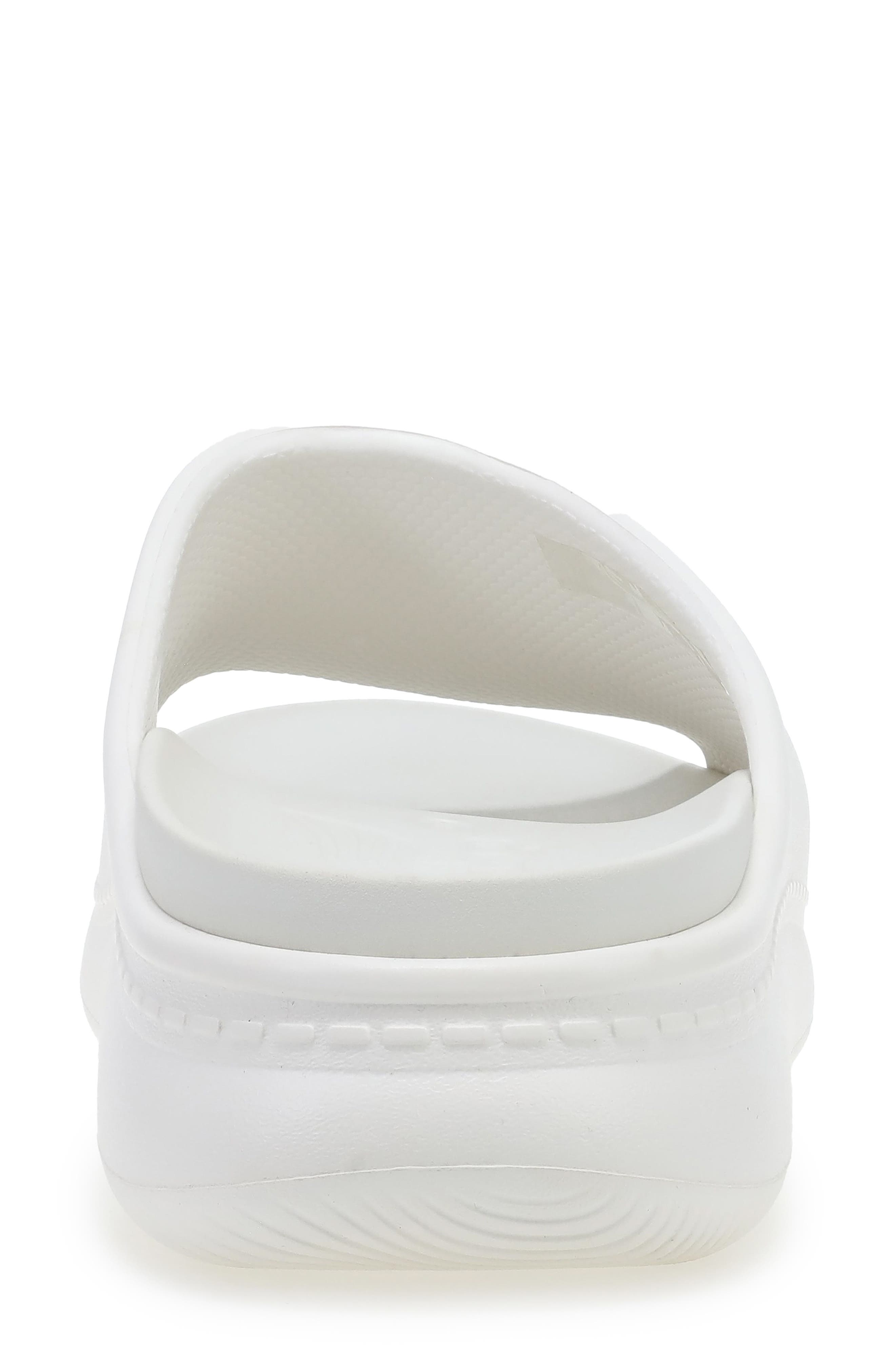 Dansko Devyn Recovery Slide Sandal, Alternate, color, White Molded