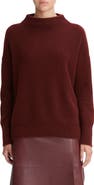 Vince Boiled Cashmere Funnel Neck Pullover
