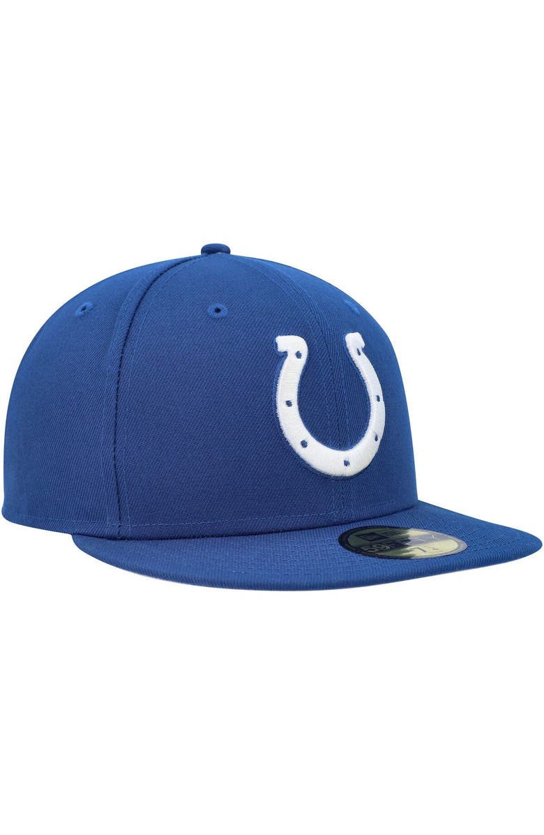 New Era Men's New Era Royal Indianapolis Colts Team Basic 59FIFTY Fitted Hat, Alternate, color,