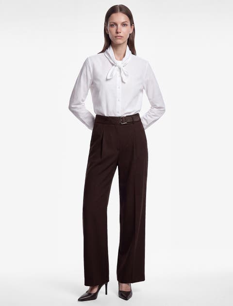 Scarf Neck Shirt
