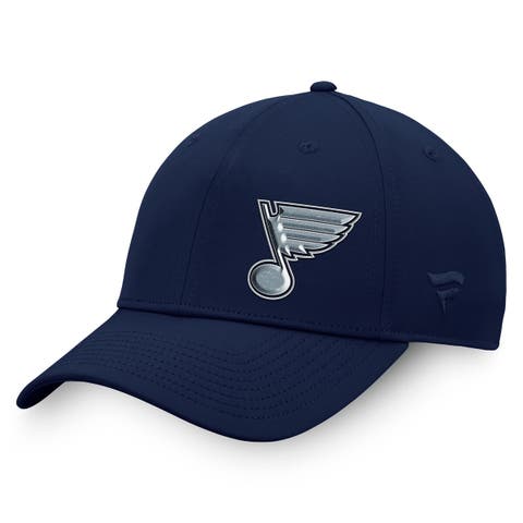 Men's Fanatics Branded  Navy St. Louis Blues Authentic Pro Road Offset Logo Adjustable Hat