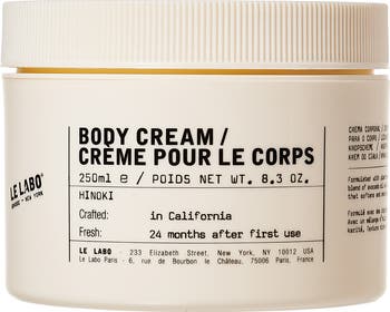 ルラボ BODY CREAM HINOKI ボディクリーム 250ml Le Labo Hinoki Body Cream | Nordstrom
