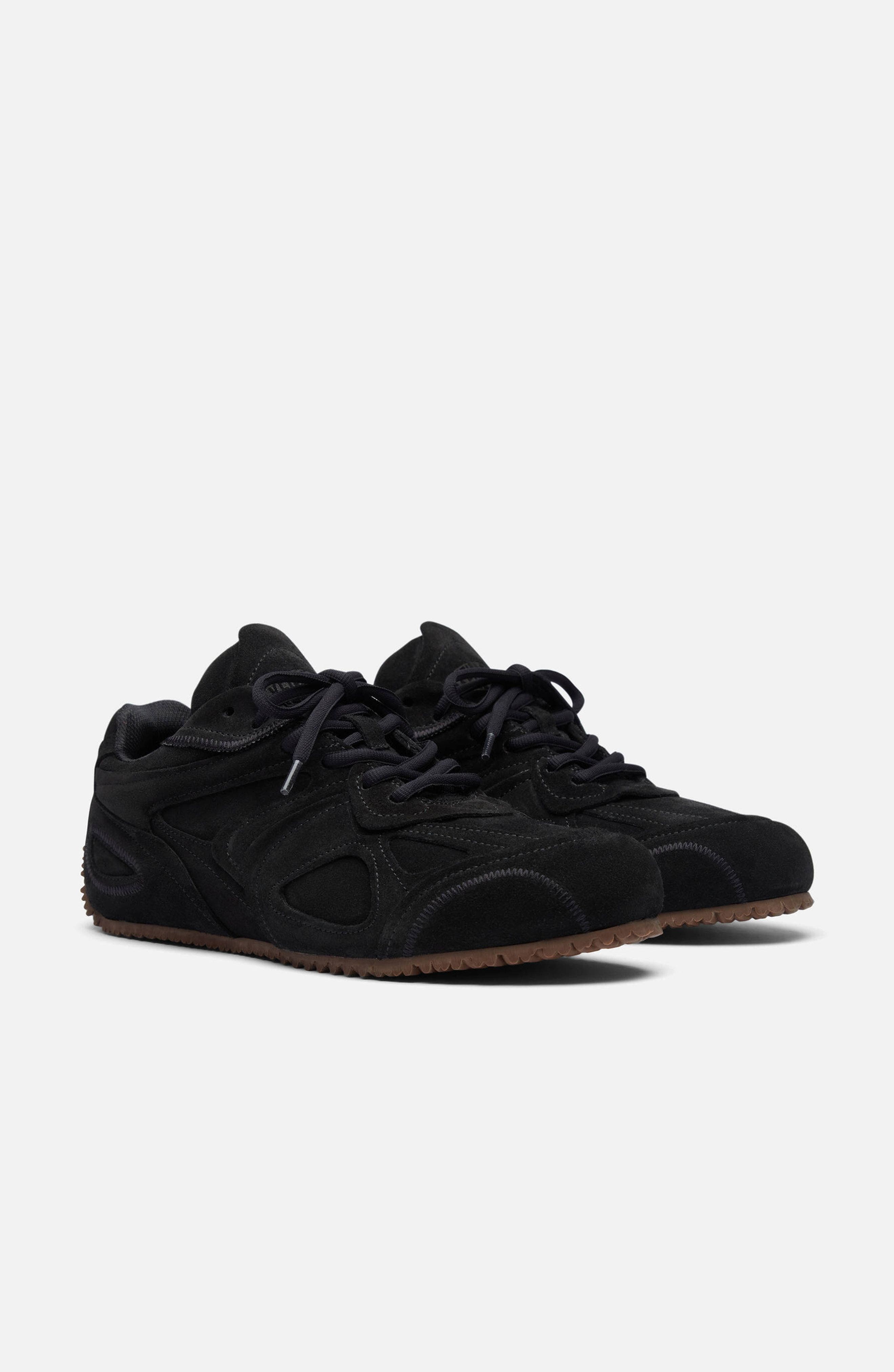Axel Arigato Slow Suede Runner - Women's, Alternate, color, Black/Dark Gum