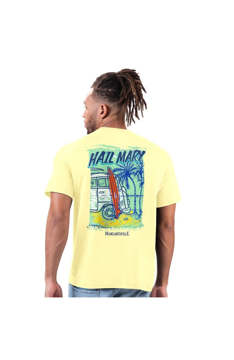 Margaritaville Men's Margaritaville Yellow Jacksonville Jaguars Hail Mary T-Shirt, Alternate, color,