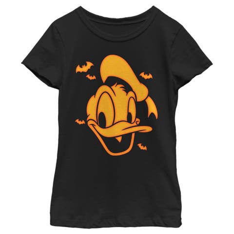 Girl's Mickey & Friends Halloween Donald Duck  Graphic T-Shirt