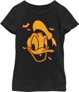 Mickey & Friends Girl's Mickey & Friends Halloween Donald Duck  Graphic T-Shirt