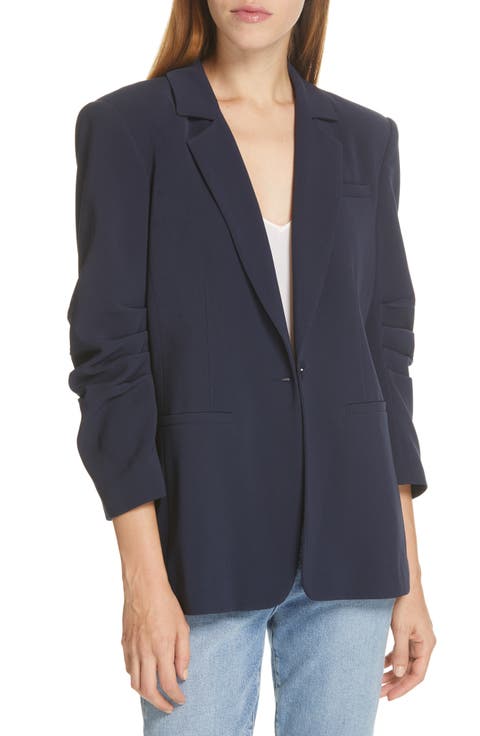 Khloe Ruched Sleeve Blazer