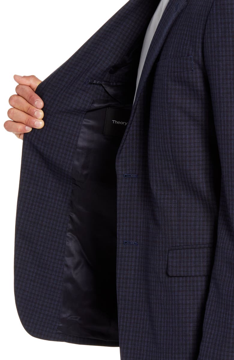 Theory Chambers Thurlow Slim Fit Check Wool Sport Coat, Alternate, color, 