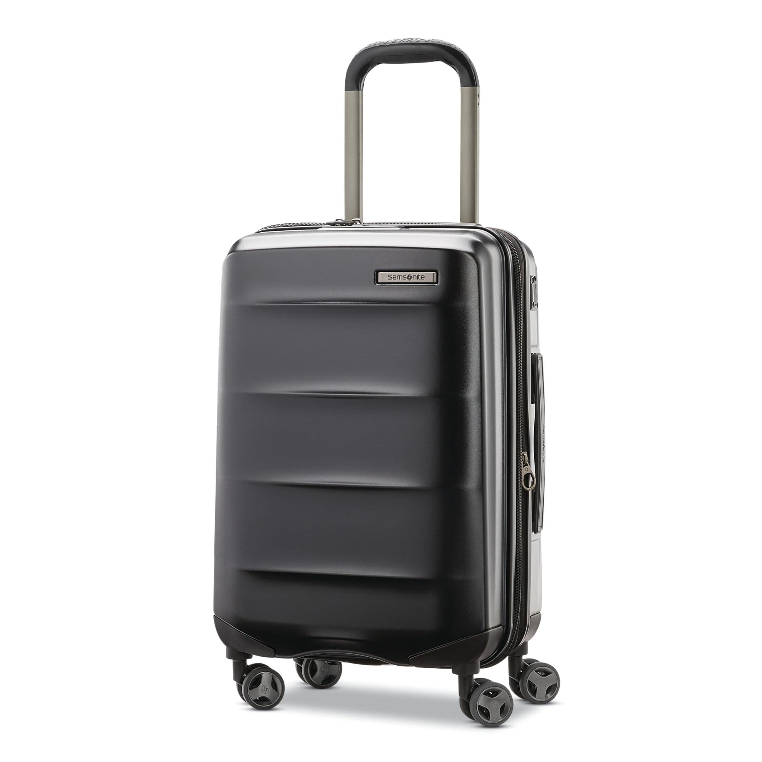 Samsonite Octiv Hardside Spinner 22-Inch Carry-On Luggage, Main, color, Stealth Black