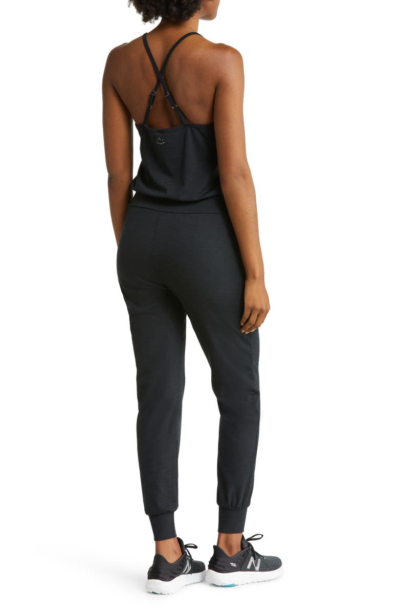 Beyond Yoga Heather Rib Lounge Around Jumpsuit, Alternate, color,