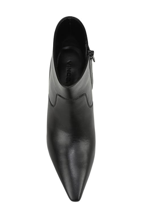 Vince Simone Kitten Heel Bootie In Black