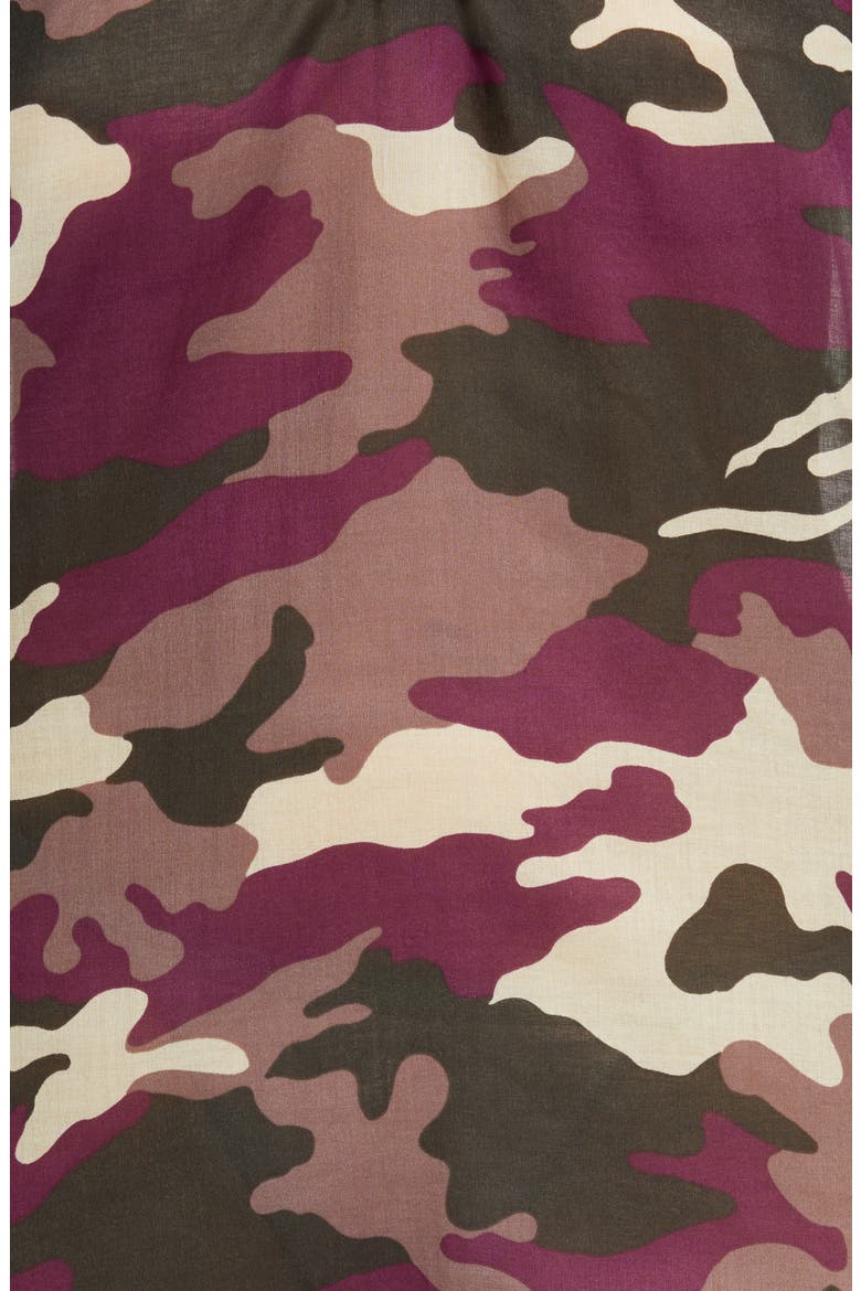 V-Neck Nightgown, Alternate, color, PLUM CAMO