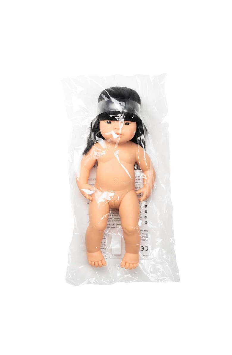 Miniland Baby Girl Doll Asian 15 inch, Alternate, color, Medium Light Skin