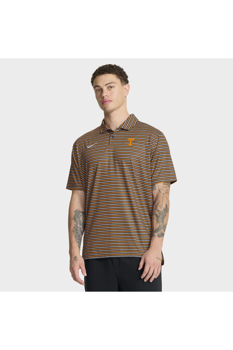 Men's Nike Tennessee Orange Tennessee Volunteers 2025 Coaches Premium Tour Stripe Dri-FIT Polo, Main, color, Tennessee Orange