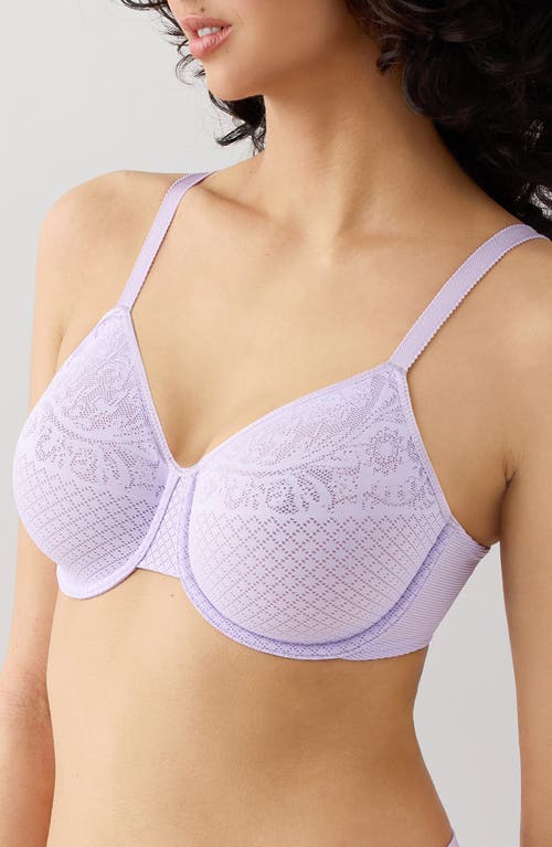 Wacoal Visual Effects Unlined Underwire Minimizer Bra In Multi