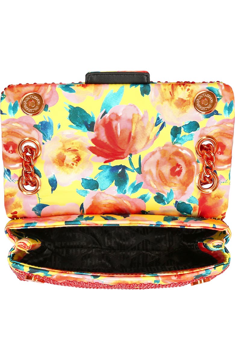 Kurt Geiger London Mini Kensington Embellished Fabric Convertible Crossbody Bag, Alternate, color,