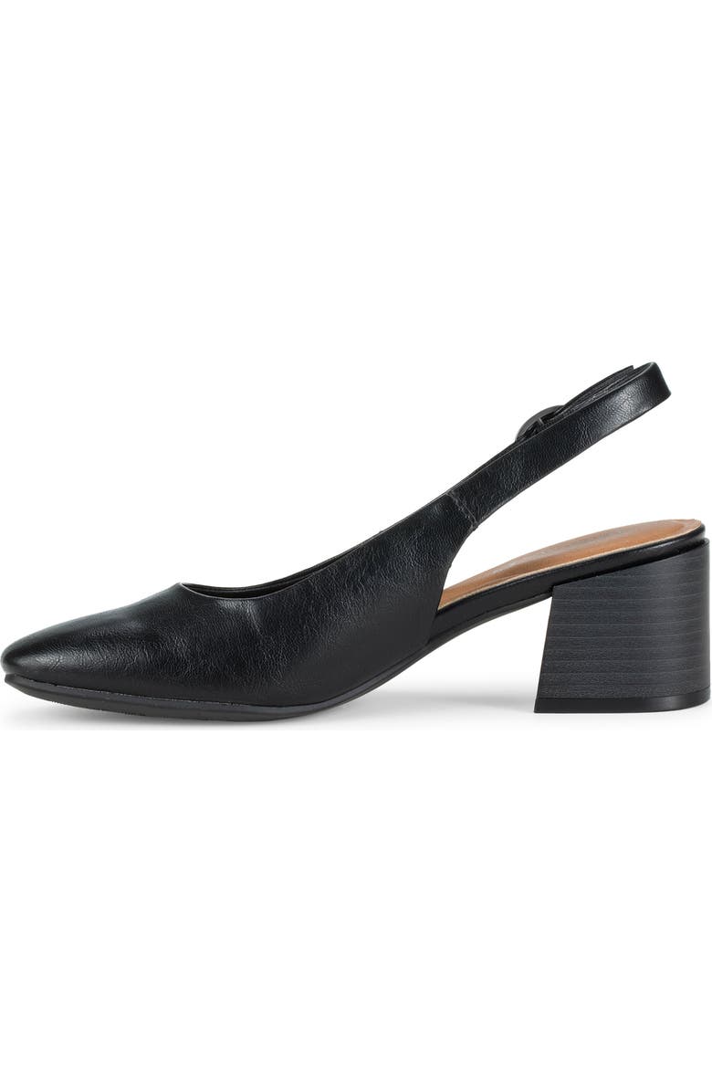 BARETRAPS Ester Block Heel Slingback Pump, Alternate, color, Black/ Black