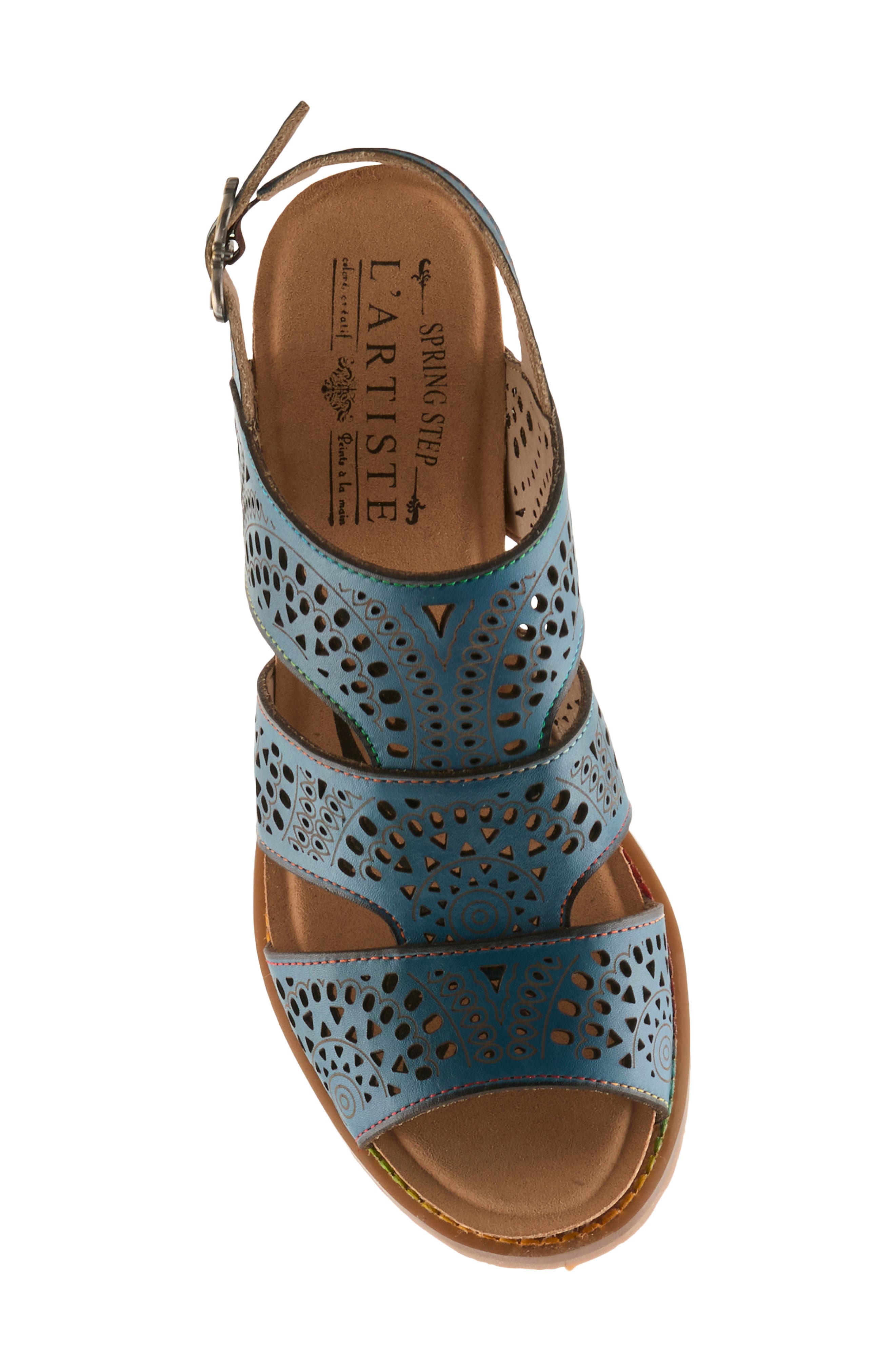 L'Artiste by Spring Step Perfdfection Slingback Sandal, Alternate, color, Blue