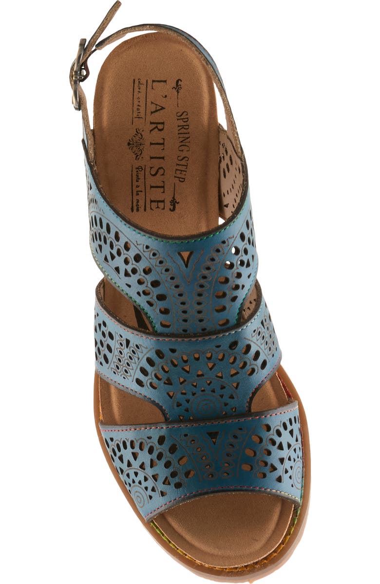 L'Artiste by Spring Step Perfdfection Slingback Sandal, Alternate, color, Blue