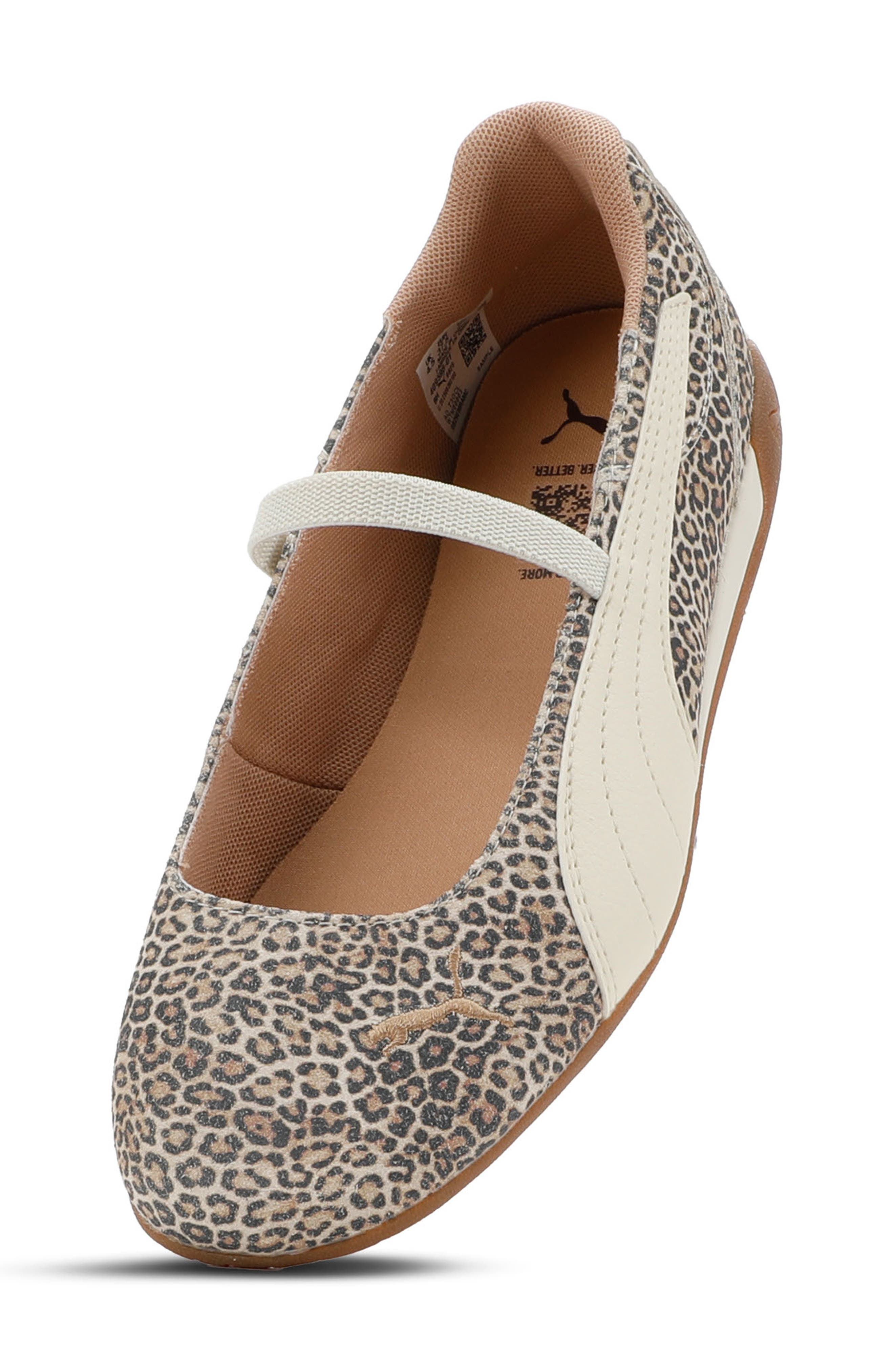 Replicatch Ballet Sneaker, Alternate, color, CHOCOLATE BROWN/ IVORY/ GOLD