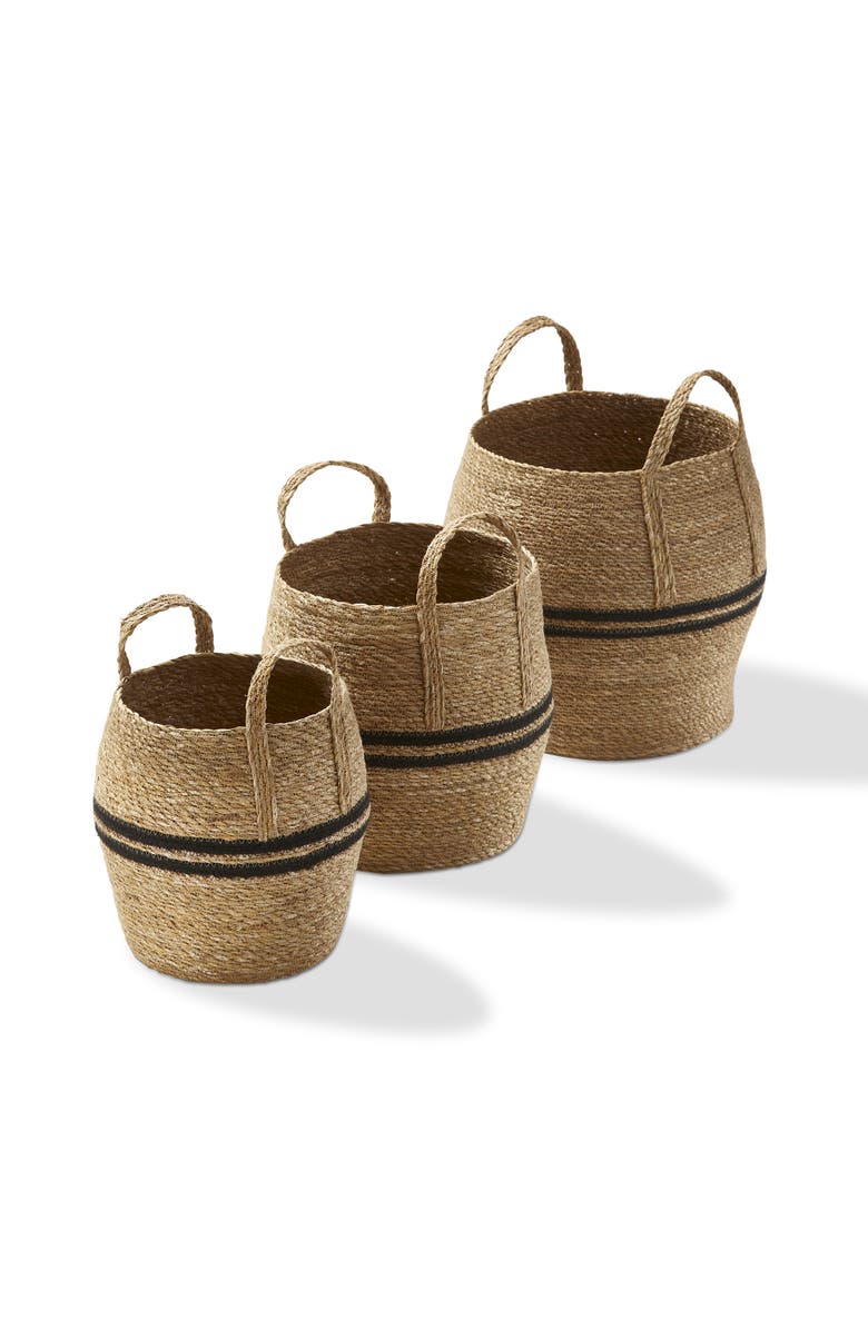 tag Multicolor Seagrass Decorative Basket for Everyday Use, Main, color, Multicolored