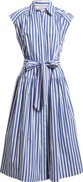 Julia Jordan Tie Waist Cap Sleeve Midi Dress