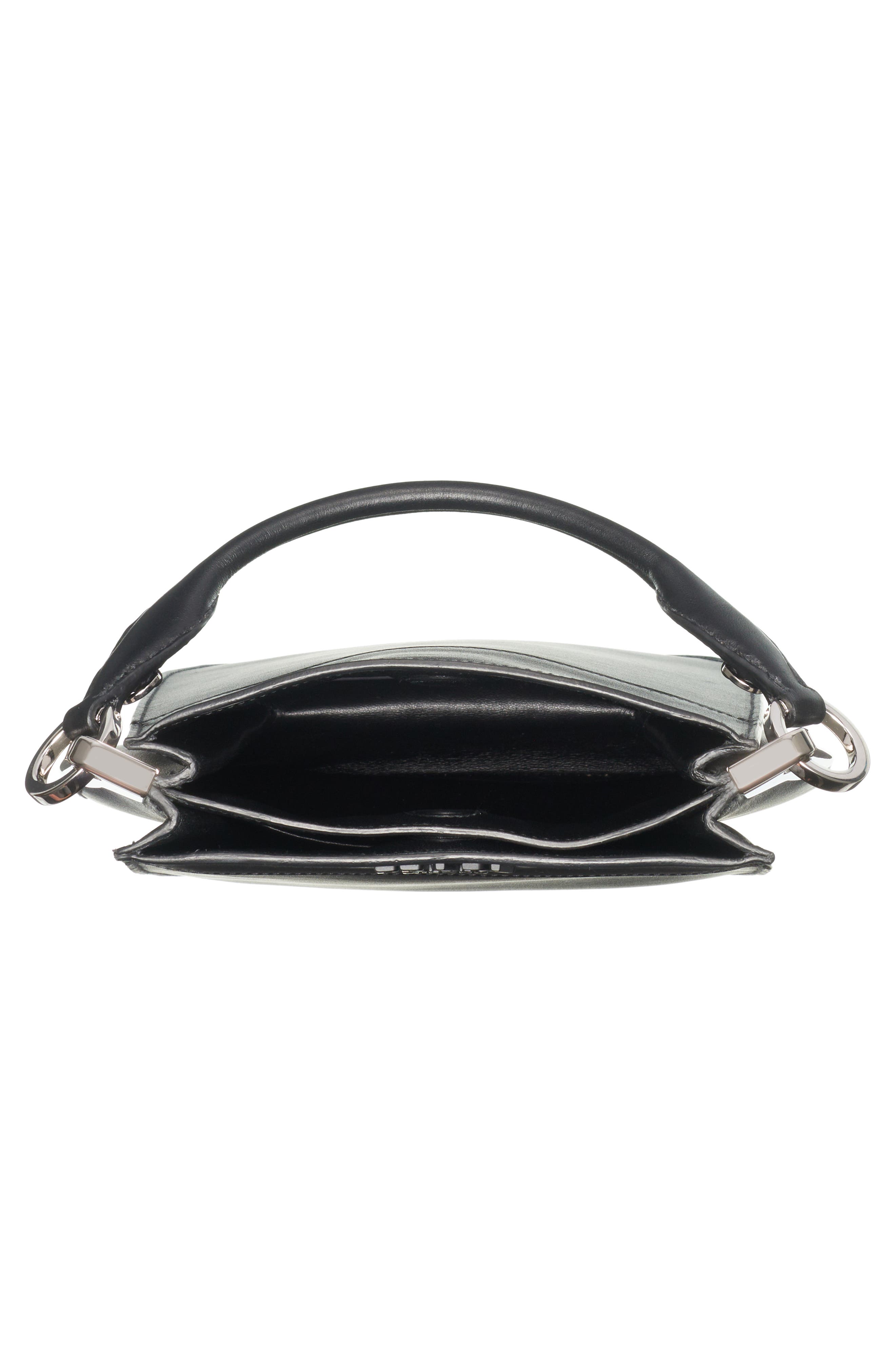 Prada Small City Leather Hobo Bag, Alternate, color, 