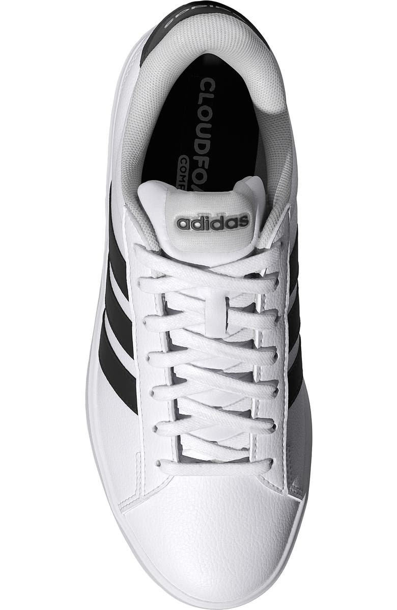 adidas Grand Court 3.0 Sneaker, Alternate, color, White/ Core Black/ White