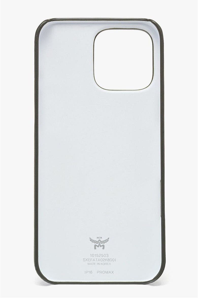 MCM iPhone 16 Pro Max Case in Visetos, Alternate, color, 
