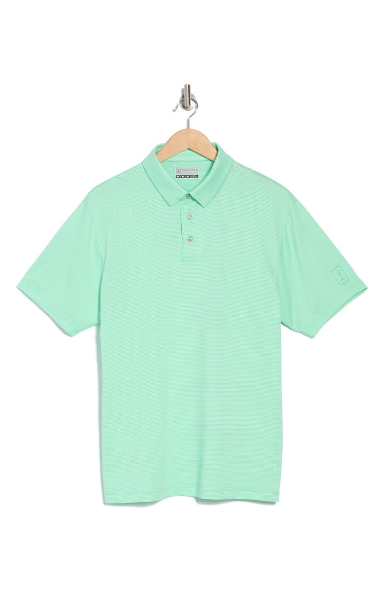 PGA TOUR Horizontal Micro Polo, Alternate, color, Spring Bud