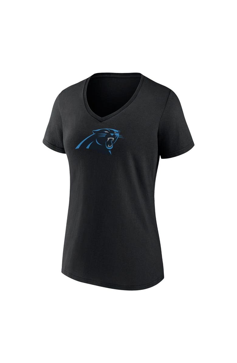 FANATICS Women's Fanatics Branded Bryce Young Black Carolina Panthers Icon Name & Number V-Neck T-Shirt, Alternate, color, Black