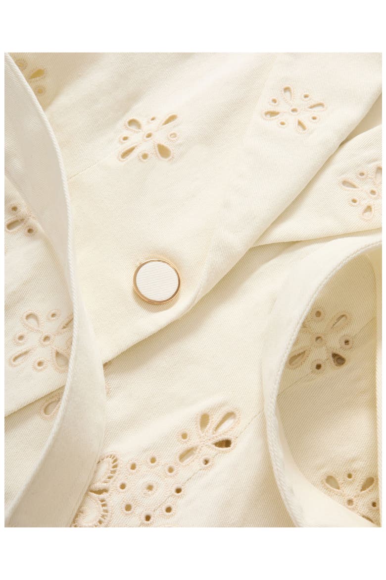 Townes Eyelet Vest, Alternate, color, DOVE