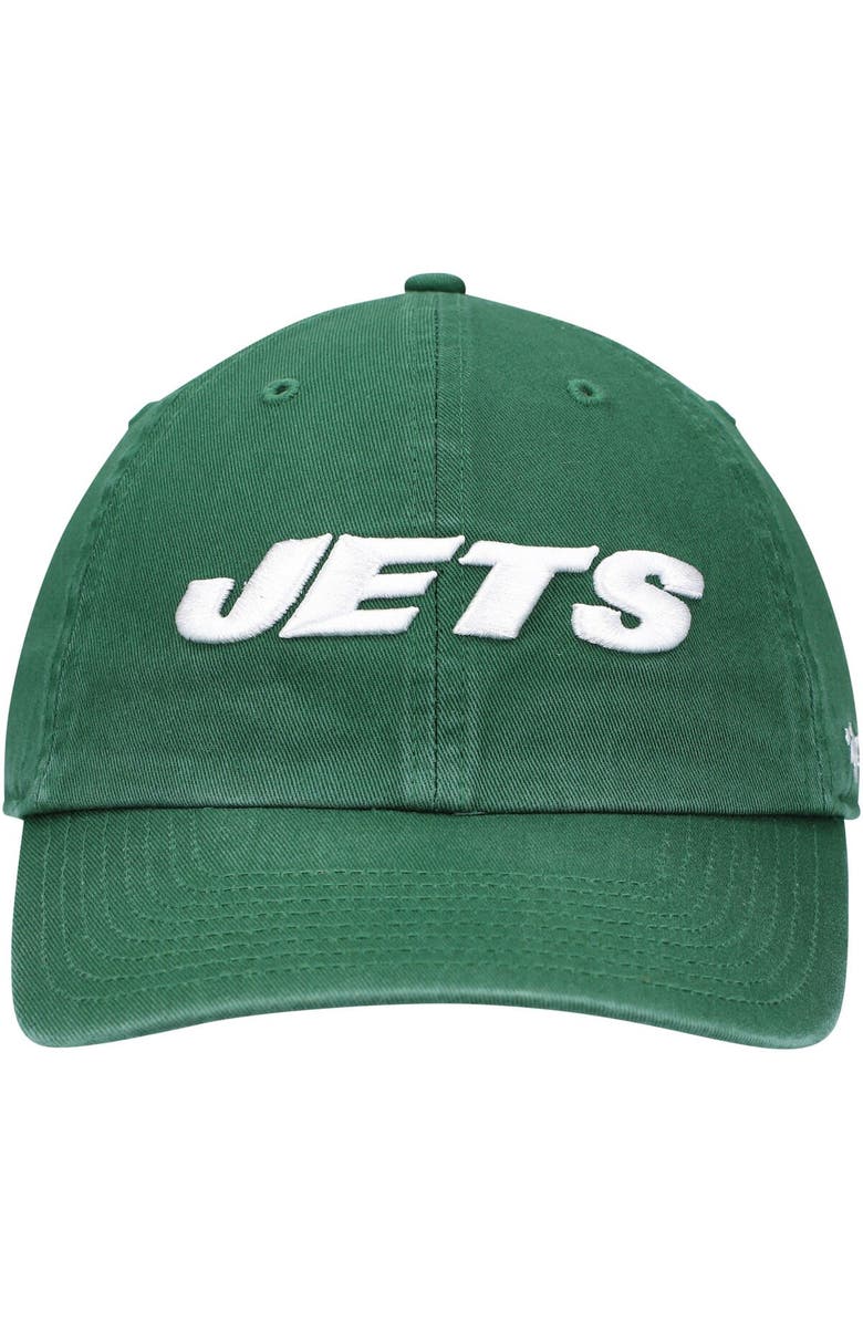 '47 Men's '47 Green New York Jets Clean Up Script Adjustable Hat, Alternate, color, 
