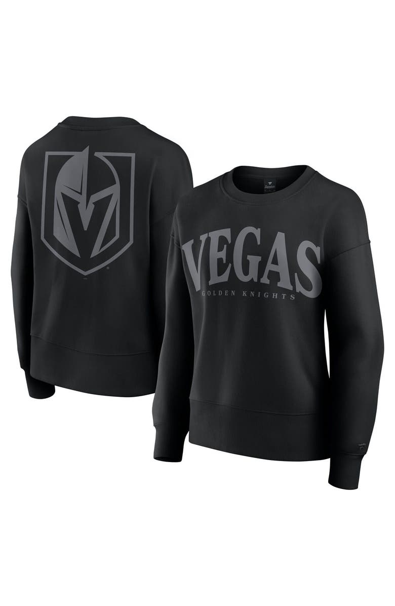 FANATICS Women's Fanatics Black Vegas Golden Knights Elements Flow Pullover Sweatshirt, Main, color, Black